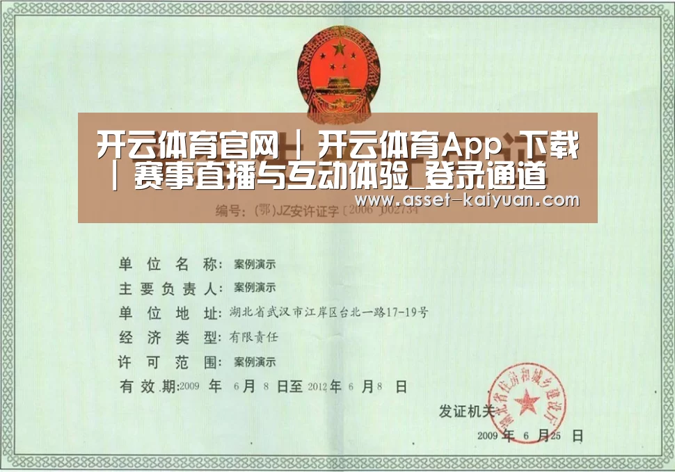 开云荣誉证书三(图1)